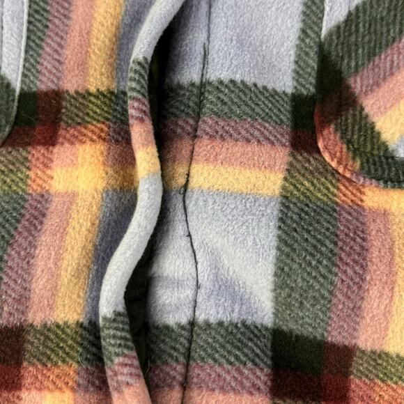 Sage Collective Sherpa Lined Plaid Shacket Size Large - Picture 7 of 7